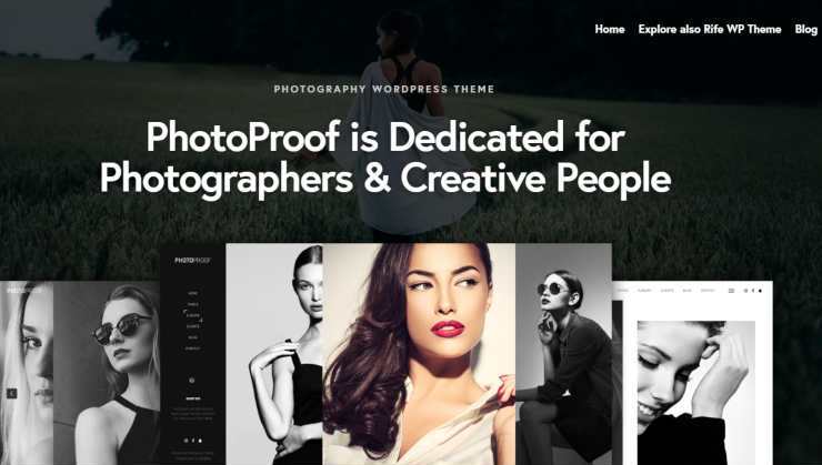 photoproof WordPress theme