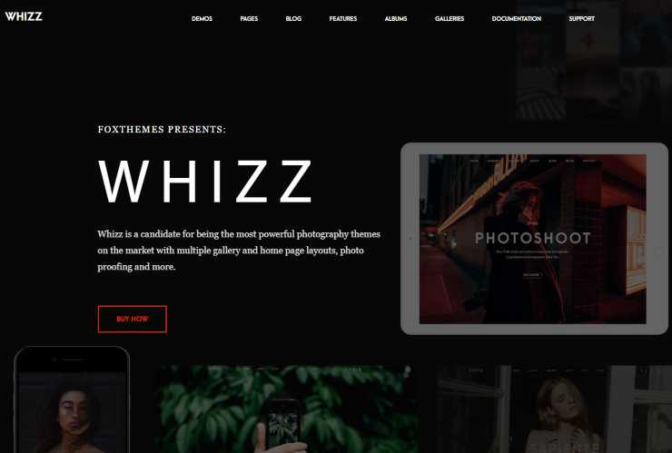 whizz WordPress theme
